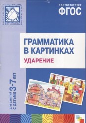 Грамматика в картинках для игр и занятий с детьми 3-7 лет. Ударение. Наглядно-дидактическое пособие