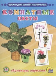 Комнатные цветы (набор из 16 обучающих карточек)