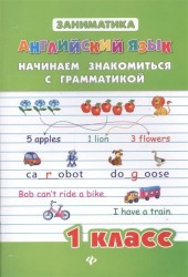 Английский язык. 1 класс. Начинаем знакомиться с грамматикой