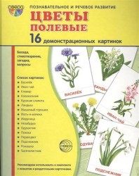 Полевые цветы (набор из 16 демонстрационных картинок)