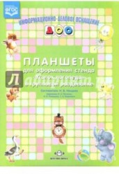 Планшеты для оформления стенда "Уголок логопеда" в групповой раздевалке. ФГОС