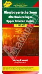 Upper Bavarian lakes: Road Map and Leisure Map