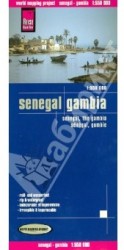 Senegal. Gambia. Карта