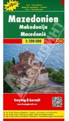 Македония. карта. Macedonia. Mazedonien 1: 200000