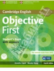 Objective First 4 Edition Student's Book with answers + CD-ROM