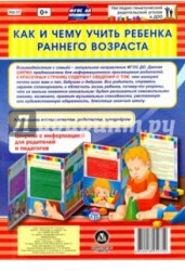 Как и чему учить ребенка раннего возраста. Ширмы с информацией для родителей и педагогов