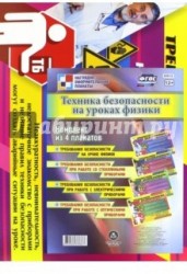 Комплект из 4 плакатов. Техника безопасности на уроках физики. ФГОС