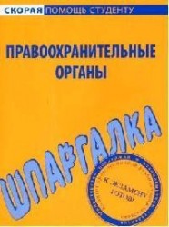 Шпаргалка по правоохранительным органам