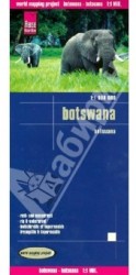 Botswana. Карта