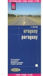 Uruguay. Paraguay. Карта