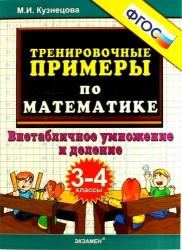 Тренировочные примеры по математике: внетабличное умножение и деление: 3-4 классы