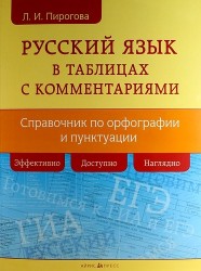 Русский язык в таблицах с комментариями (справочник по орфографии и пунктуации)