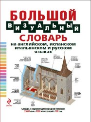 Большой визуальный словарь на английском, испанском, итальянском и русском языках