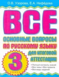 Все основные вопросы по русскому языку для итоговой аттестации. 3 класс