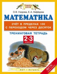 Математика. 2-3 классы. Счёт в пределах 100 с переходом через десяток. Тренинговая тетрадь