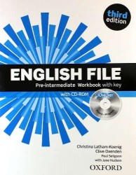 English File: Pre-intermediate: Workbook with Key (+ CD-ROM)